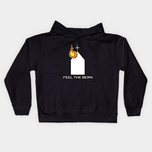 Feel The Bern Black Metal Kids Hoodie